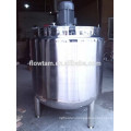 Sanitary ss304 electric heating mixing tank